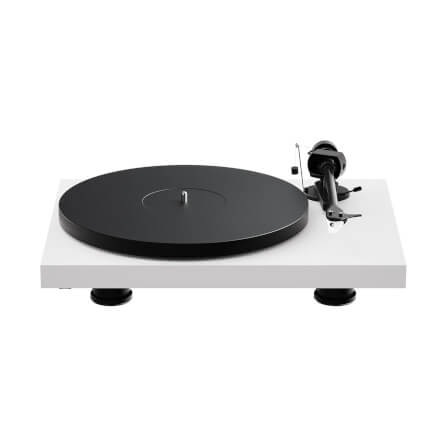 เครื่องเล่นแผ่นเสียง PROJECT : DEBUT CARBON EVO 2 (พร้อมหัวเข็ม PICK IT MM EVO) (SATIN WHITE)_0